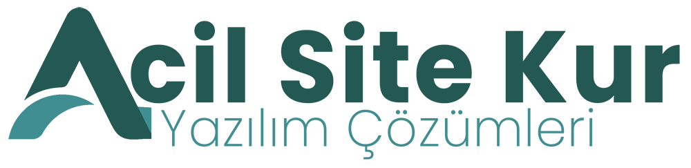 Acil Site Kur